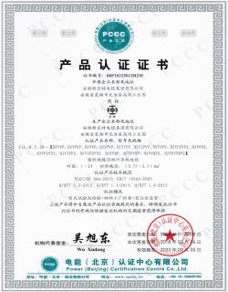 PCCC產(chǎn)品認(rèn)證證書-塑料絕緣阻燃計算機電纜