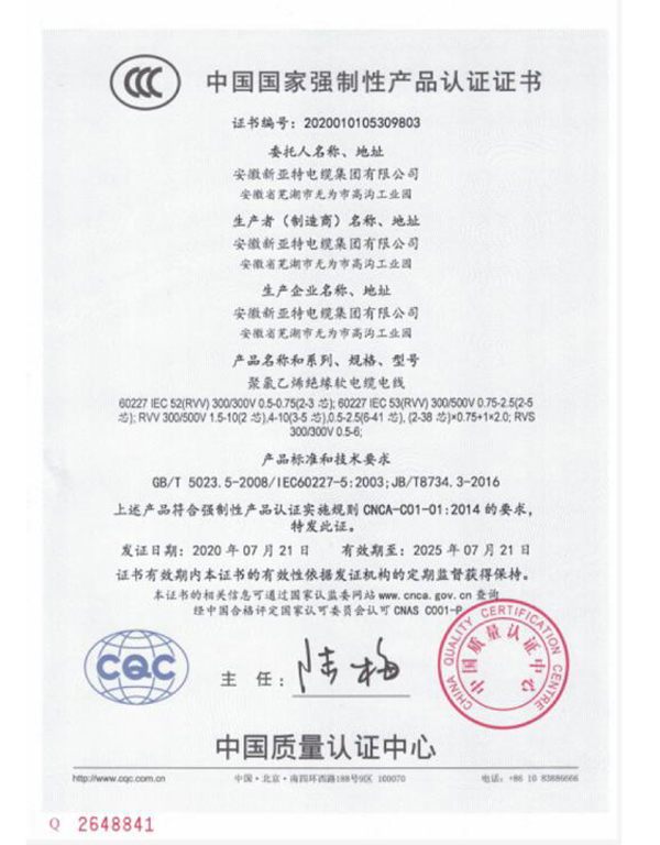 CCC認(rèn)證證書-11
